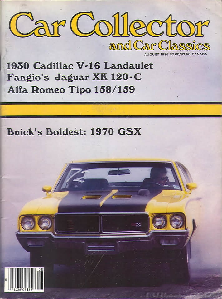 Car Collector and Car Classics August 1986