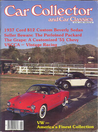 Car Collector and Car Classics June 1984 magazine back issue cover image