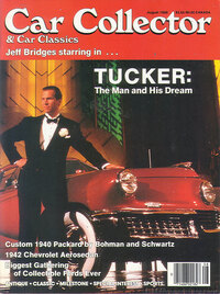 Jeff Bridges magazine cover appearance Car Collector and Car Classics August 1988