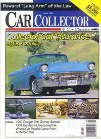 Car Collector and Car Classics June 1994 magazine back issue cover image