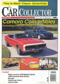 Car Collector and Car Classics October 1994 magazine back issue cover image