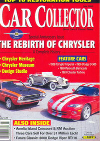 Car Collector and Car Classics July 2000 magazine back issue cover image