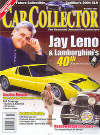 Car Collector and Car Classics November 2003 magazine back issue cover image