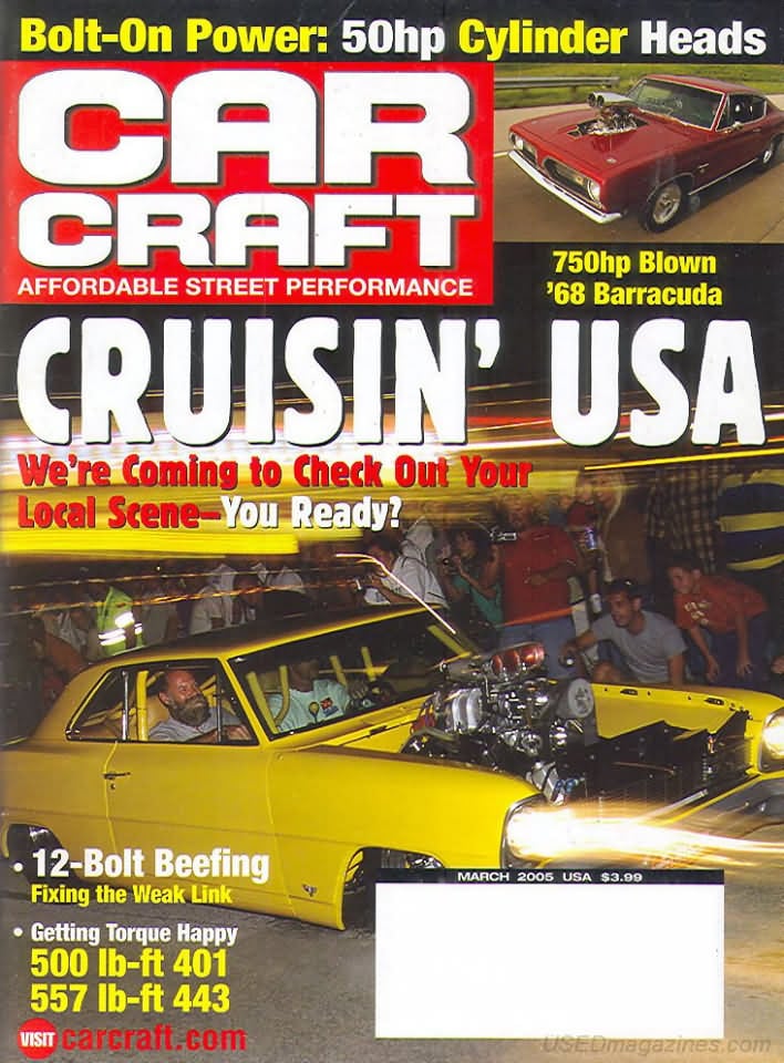 Car Craft March 2005 Magazine Back Issue. Car Craft Mar 2005