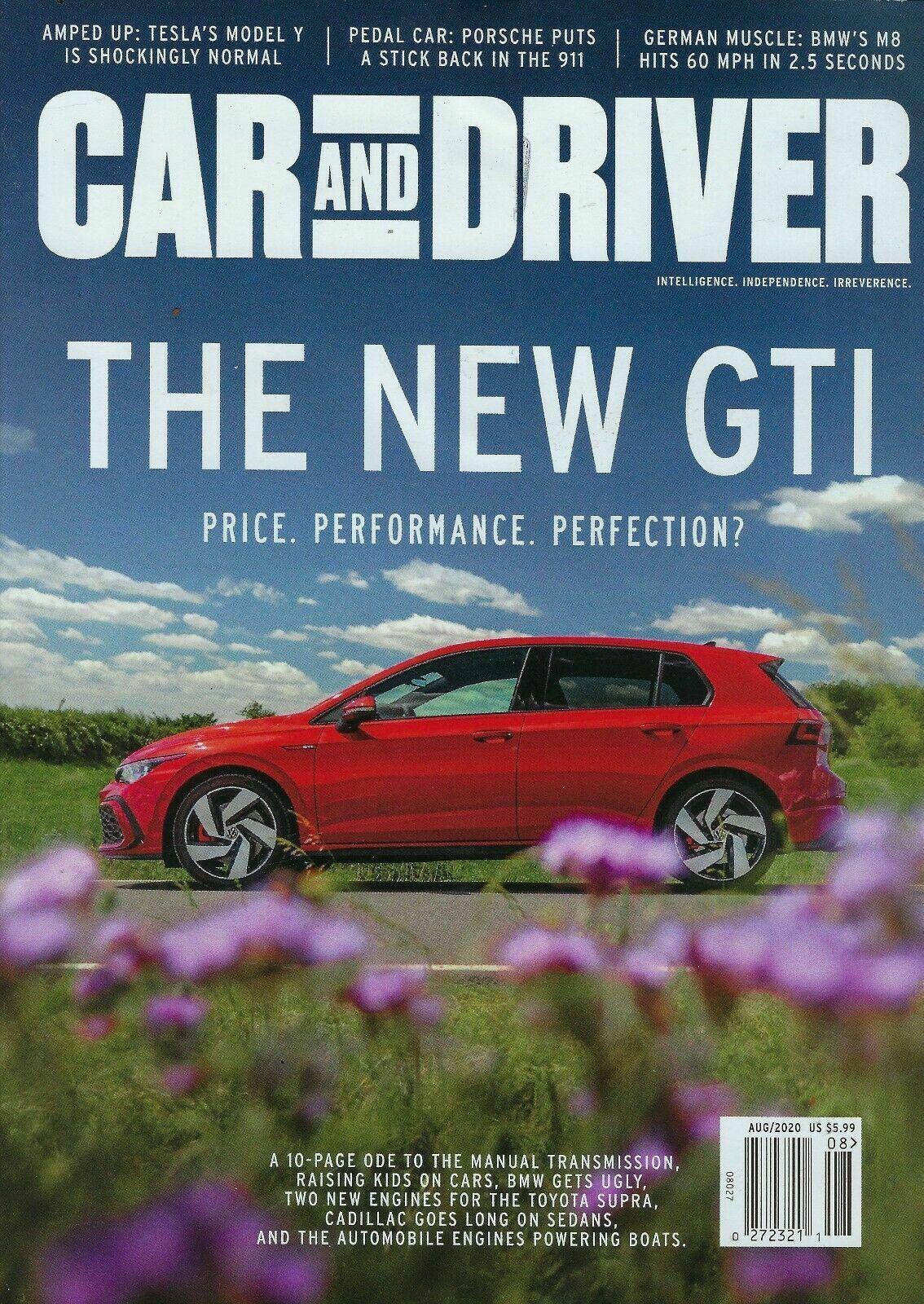 Car & Driver August 2020 magazine back issue Car & Driver magizine back copy 