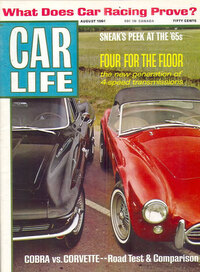 Car Life August 1964 magazine back issue cover image