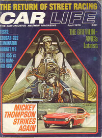 Car Life April 1970 magazine back issue cover image