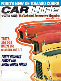 Car Life May 1970 magazine back issue cover image