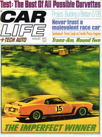 Car Life August 1970 magazine back issue