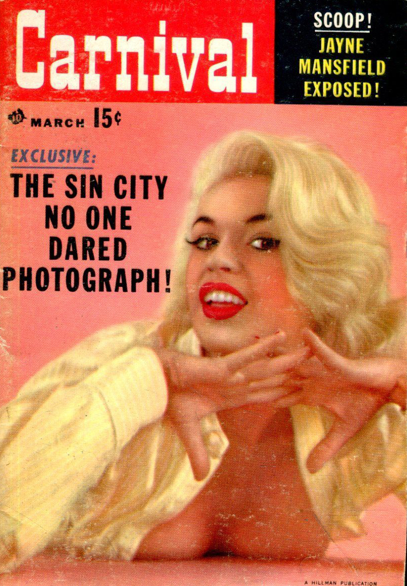 Carnival March 1956 magazine back issue Carnival magizine back copy 