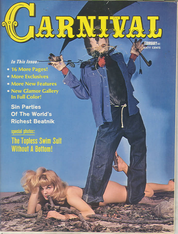 Carnival February 1965 magazine back issue Carnival magizine back copy 