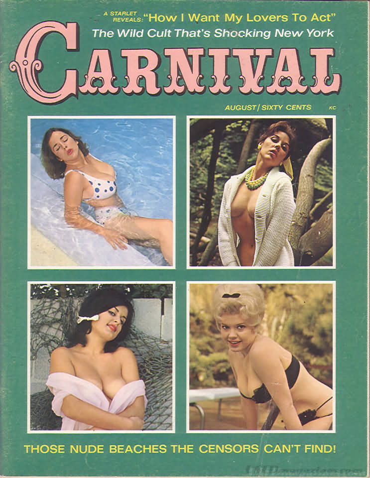 Carnival August 1965 magazine back issue Carnival magizine back copy 