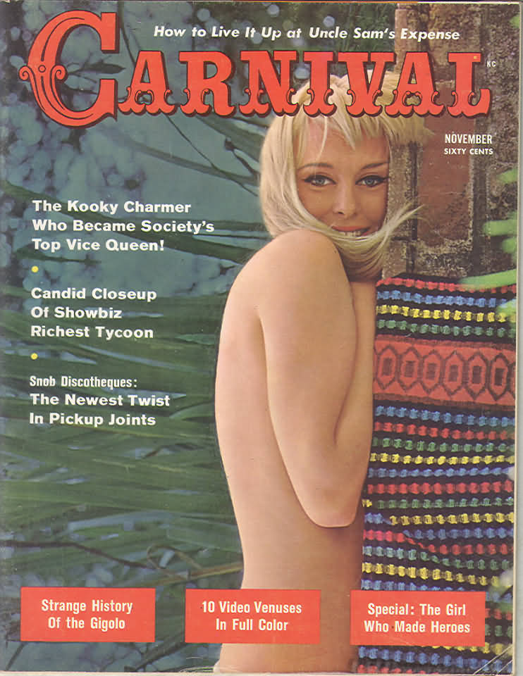 Carnival November 1965 magazine back issue Carnival magizine back copy 