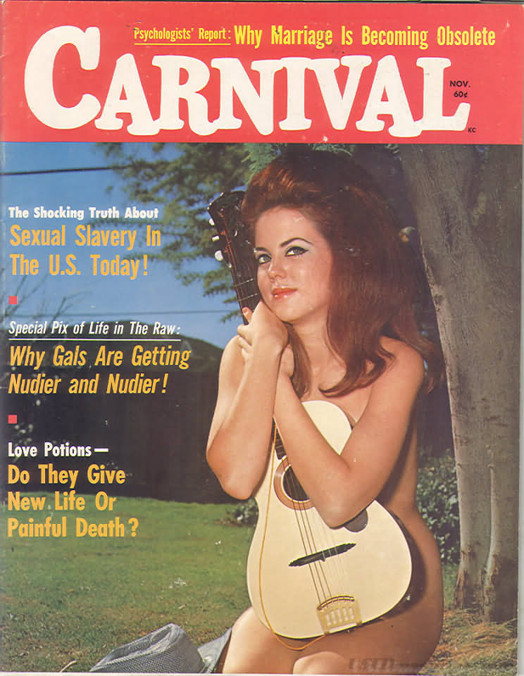 Carnival November 1968 magazine back issue Carnival magizine back copy 