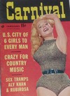 Carnival January 1957 Magazine Back Copies Magizines Mags