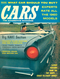 Cars June 1960 Magazine Back Copies Magizines Mags