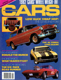 Cars June 1982 magazine back issue