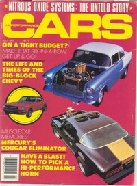 Cars July 1982 magazine back issue