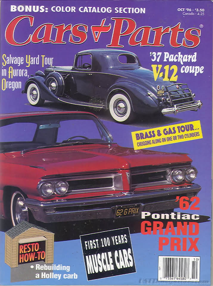 Cars & Parts October 1996, , Salvage yard tour in Aurora, Ore