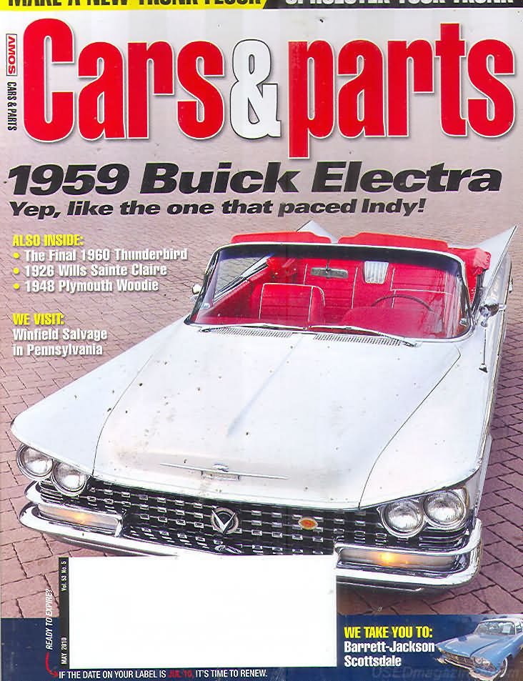 Cars & Parts May 2010 magazine back issue Cars & Parts magizine back copy 