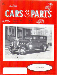 Cars & Parts # 1, December 1974 magazine back issue
