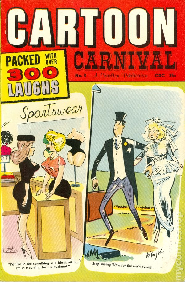 Cartoon Carnival # 3 magazine back issue Cartoon Carnival magizine back copy 