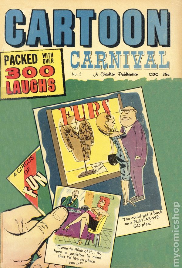 Cartoon Carnival # 5 magazine back issue Cartoon Carnival magizine back copy 