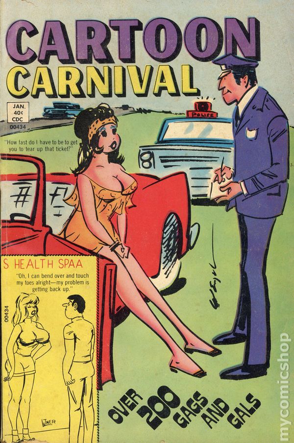 Cartoon Carnival # 49 magazine back issue Cartoon Carnival magizine back copy 