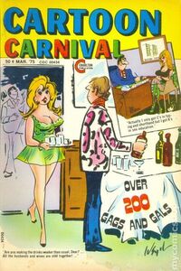 Cartoon Carnival # 62, March 1975 Magazine Back Copies Magizines Mags