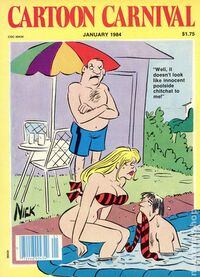 Cartoon Carnival # 107, January 1984 magazine back issue