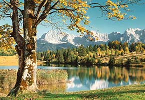 castorland 1500 pieces jigsaw puzzle, geroldsee bavaria germany, nature scene geroldsee
