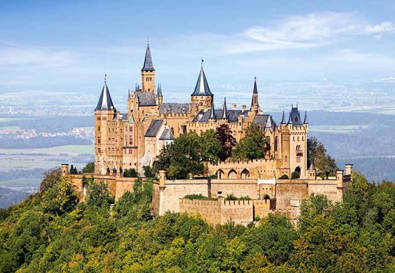 castorland 1500 pieces jigsaw puzzle, hohenzolern castle in germany hohenzollern-castle-germany