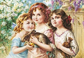 castorland 3000 pieces jigsaw puzzle, the three graces by emile vernon, thethreegraces