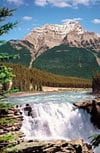 1000 pieces jigsaw puzzle by castorland, athabasca falls jasper national park