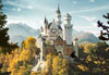 neuschwanstein castle jigsaw puzzle 1500 pieces, germany castorland puzzle