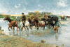 the river crossing by wierusz-kowalski, castorland 2000 pieces jigsaw