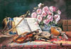 a musical still life by charles antoine j. loyeux, castorland jigsaw puzzle 2000 pieces Puzzle