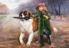 off to school by charles burton barber painting, castorland 2000 pieces jigsaw puzzle Puzzle