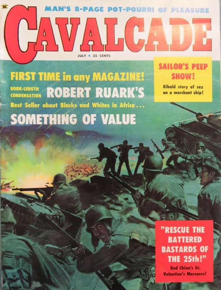Cavalcade July 1959 magazine back issue Cavalcade magizine back copy 