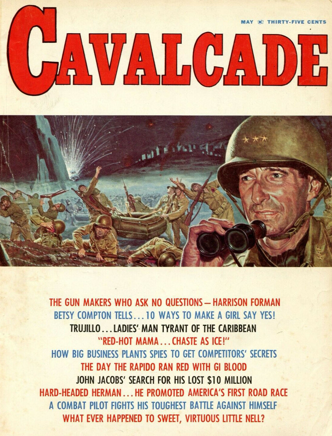 Cavalcade May 1961 magazine back issue Cavalcade magizine back copy 