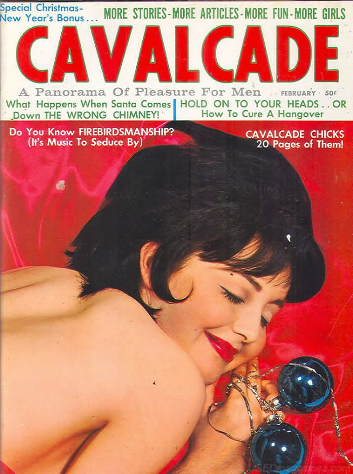 Cavalcade February 1964 magazine back issue Cavalcade magizine back copy 
