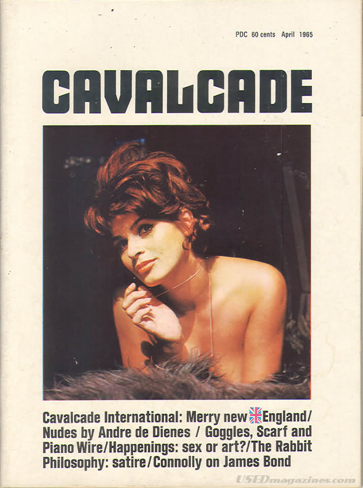 Cavalcade April 1965 magazine back issue Cavalcade magizine back copy 