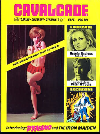 Cavalcade September 1966 magazine back issue Cavalcade magizine back copy 