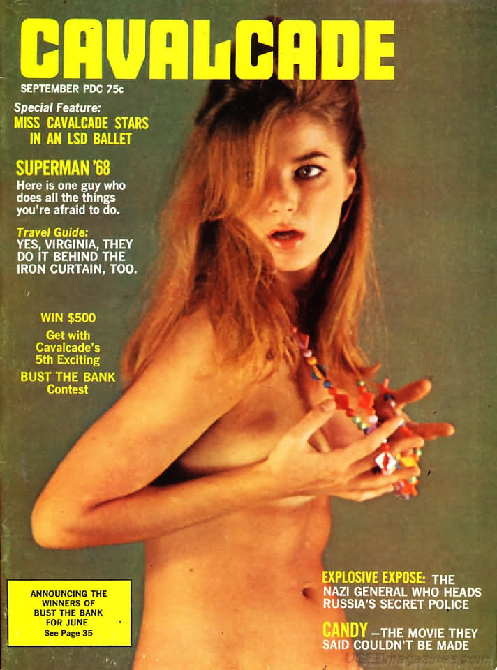 Cavalcade September 1968 magazine back issue Cavalcade magizine back copy 