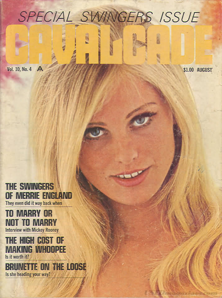 Cavalcade August 1970 magazine back issue Cavalcade magizine back copy 
