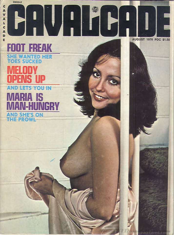 Cavalcade August 1976 magazine back issue Cavalcade magizine back copy 