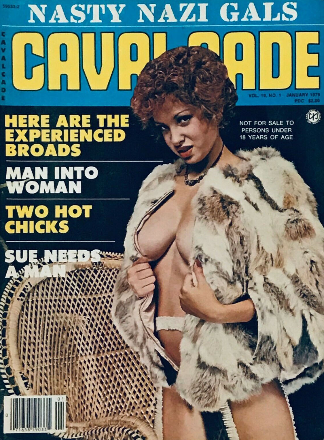 Cavalcade January 1979 magazine back issue Cavalcade magizine back copy 