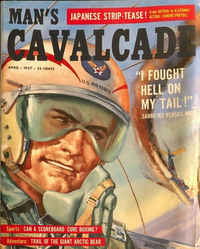 Cavalcade April 1957 magazine back issue cover image