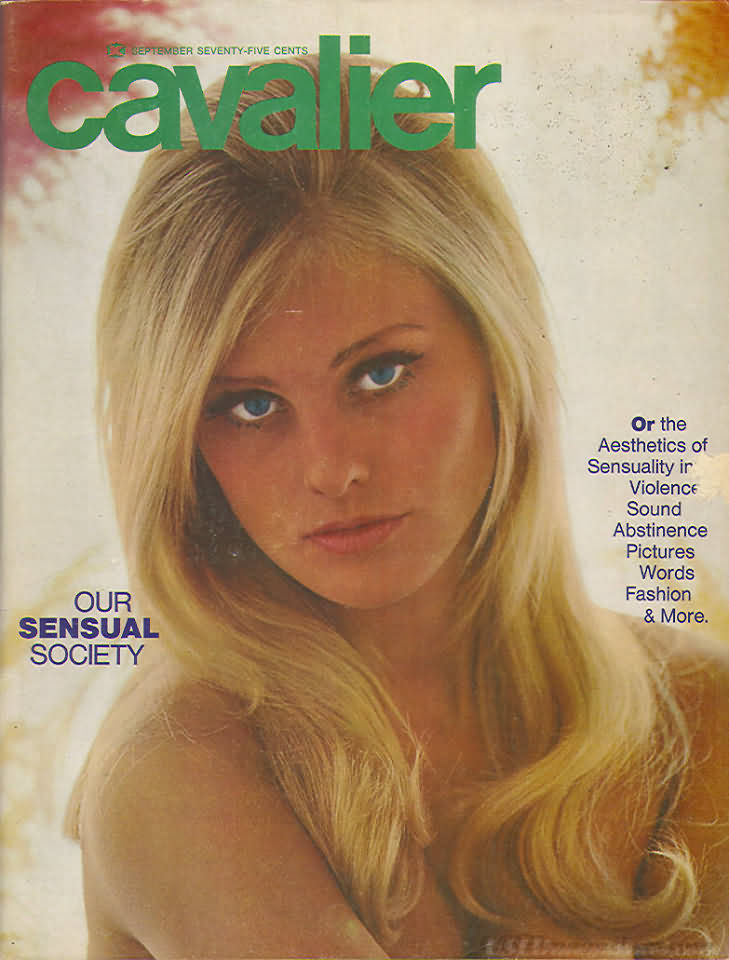 Cavalier September 1969 magazine back issue Cavalier magizine back copy Cavalier September 1969 Adult Magazine Back Issue Published by Fawcett Publications and Founded in 1952. Our Sensual Society.