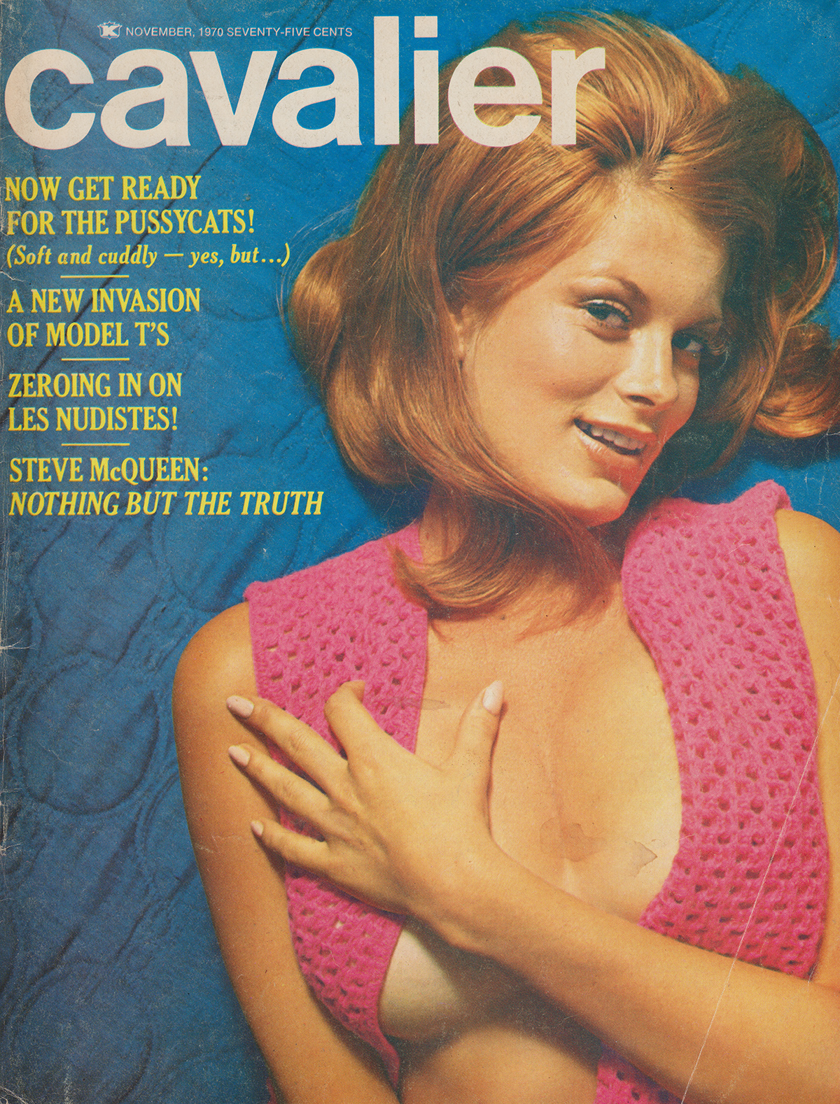 Cavalier November 1970 magazine back issue Cavalier magizine back copy Cavalier November 1970 Adult Magazine Back Issue Published by Fawcett Publications and Founded in 1952. Covergirl & Centerfold Chloe Carson.